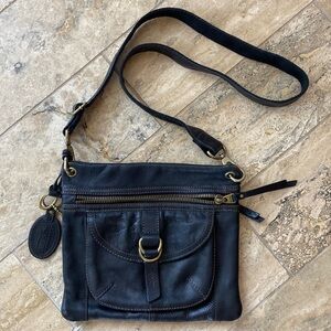 Fossil Long Live Vintage Leather Crossbody Purse